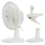 Adler AD 7317 Fan 15cm with clip and base