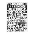 Self-Adhesive Sticker Sheet with Letters, House Number & Special Characters